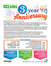 OClinks 3 Year Anniversary flier