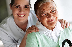 photo: nurse with senior