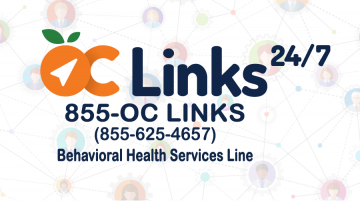 OC Links Logo 24/7 855-OC LINKS (855-625-4657) Behavioral Health Services Line