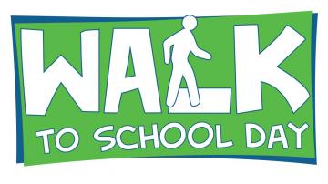 Walk To School Day Logo