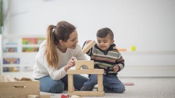 Parent Playing With Child