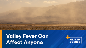 image of valley, banner: Valley Fever Can Affect Anyone
