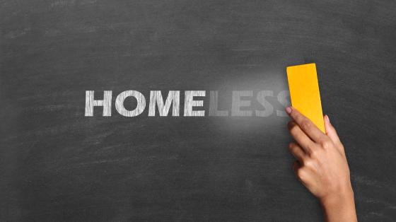 Changing word Homeless into Home
