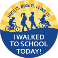 I Walked to School Today Sticker