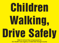 children walking poster