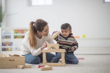 Parent Playing With Child
