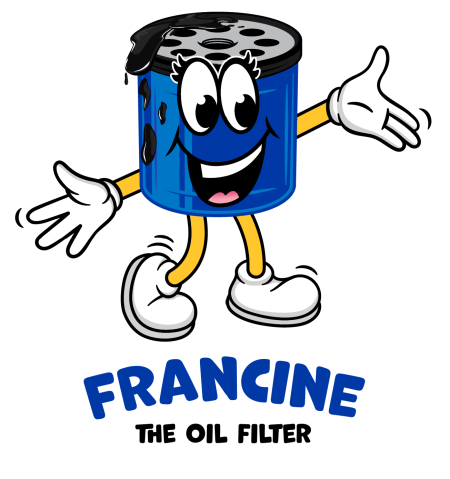 Francine the Oil Filter for the Used oil Recycling Program 