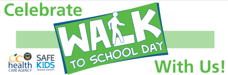 walk to school day graphic
