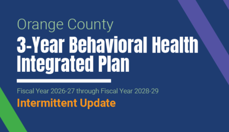 Behavioral Heath Integrated Plan: Intermittent Update Cover